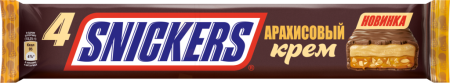 Батончик Snickers Арахисовый крем