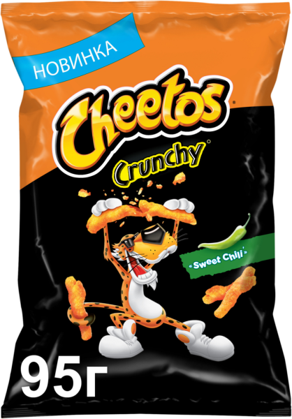 Снеки кукурузные CHEETOS Кранчи Сладкий чили